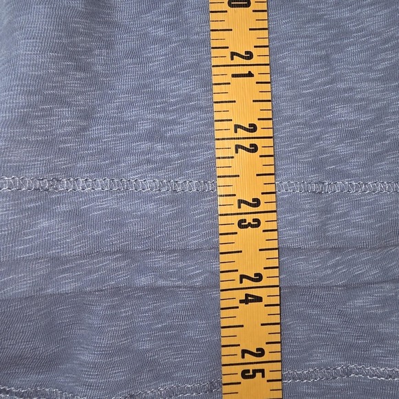 New Free People FP Beach 2 pc Set Women XS Blue Tee Skirt Lounge Poolside Boho - Picture 10 of 15